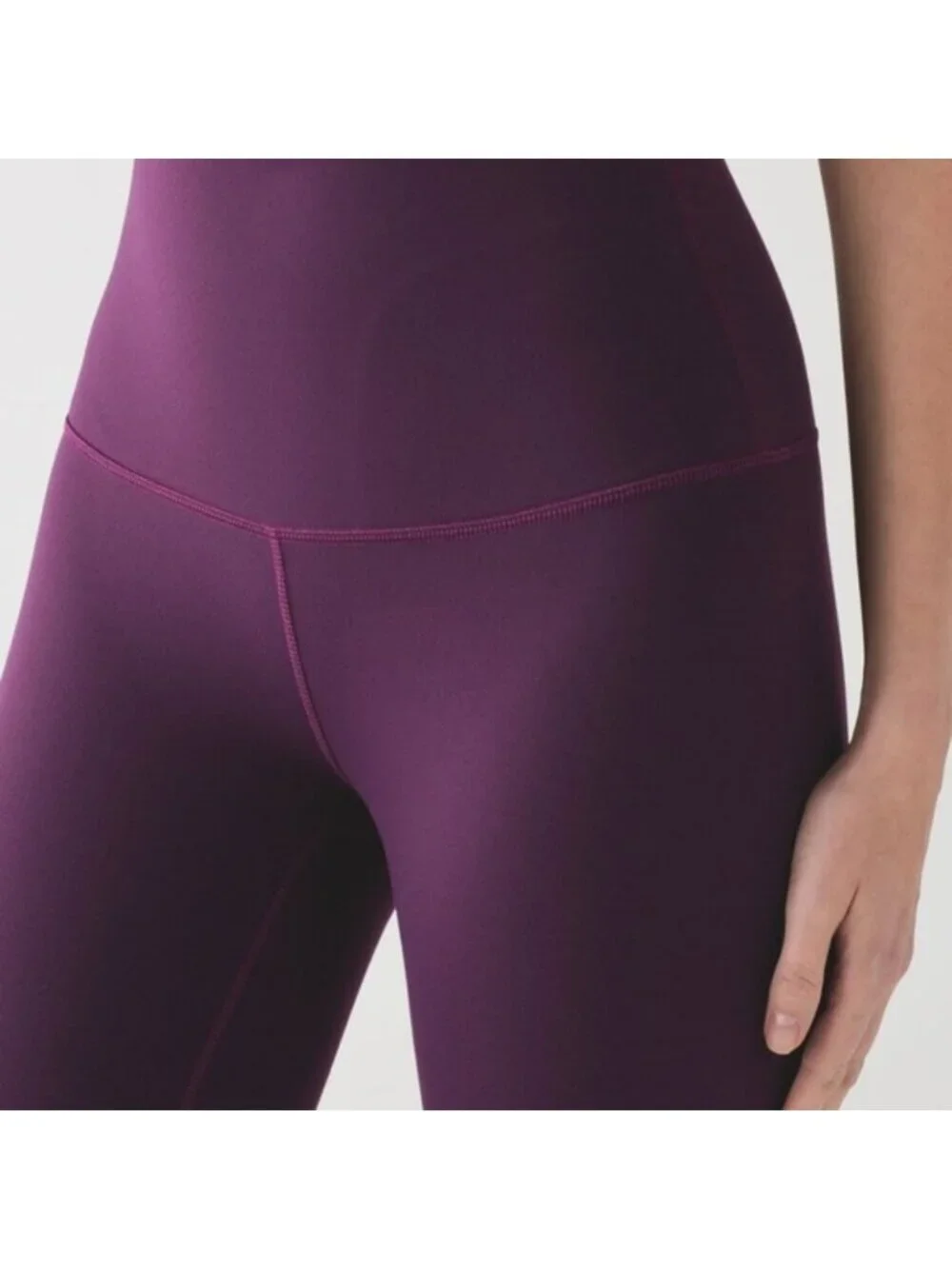 Lululemon Wunder Under Crop (Hi-Rise)Darkest Magenta